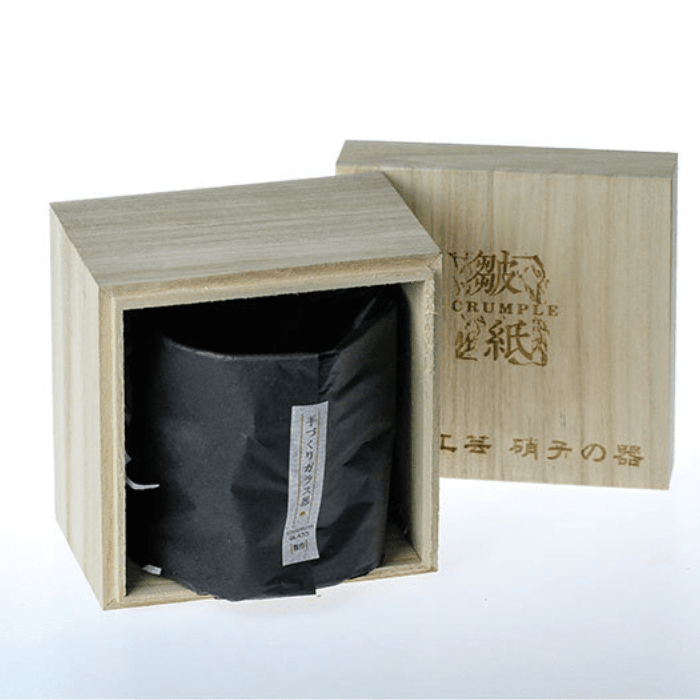 Kairo Glassworks Edo Kiriko Crumple Whisky Glass Artisan | Lersk