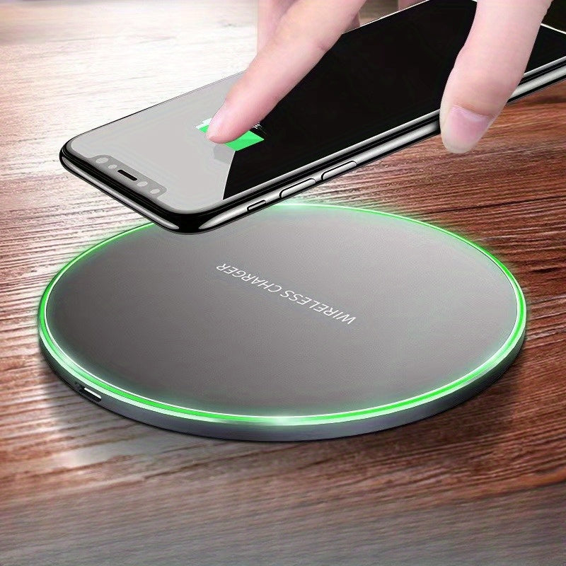 15W Wireless Charging Pad For iPhone & Android – Sleek Fast Charger Base For Home And Office, Apple & Samsung Compatible | Lersk