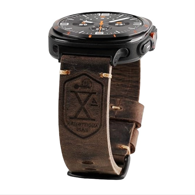 Brookmere vintage řemínek z plné zrnité kůže pro Samsung Galaxy Watch Ultra Patina | Lersk