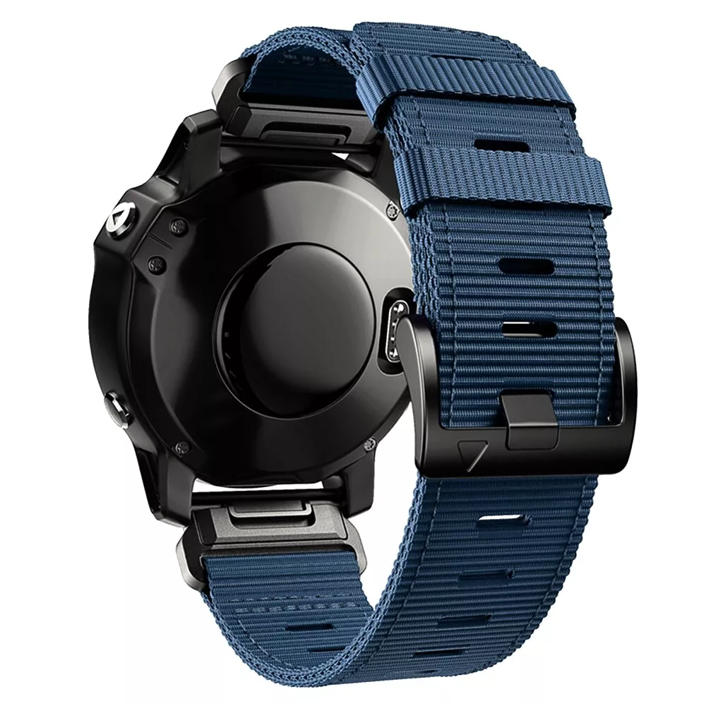 Rivaro Tactical Outdoor Nylon Watch Strap For Garmin Fenix 6X, 6 Pro, 8, 7, 7X, 5, 5X Plus | Lersk