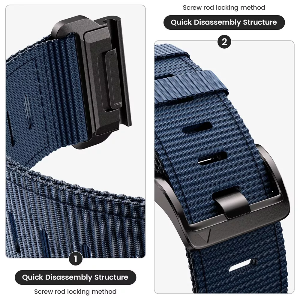 Rivaro Tactical Outdoor Nylon Watch Strap For Garmin Fenix 6X, 6 Pro, 8, 7, 7X, 5, 5X Plus | Lersk