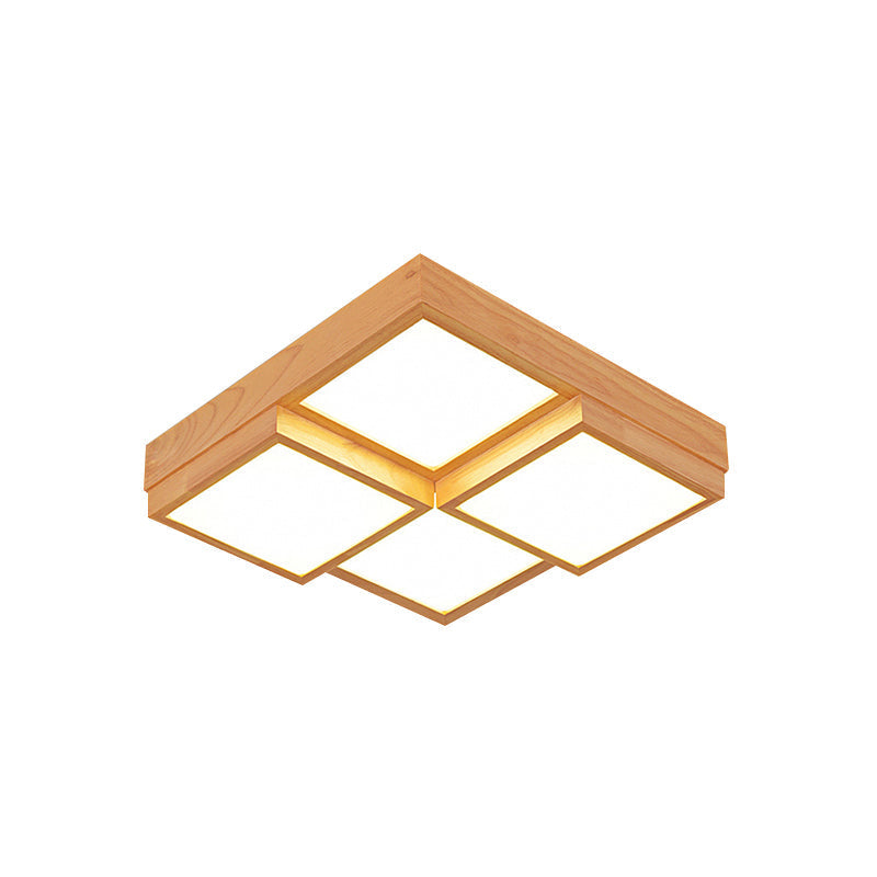 TimberLume Wood Ceiling Lamp - Elegant Multi-Light Fixture | Lersk