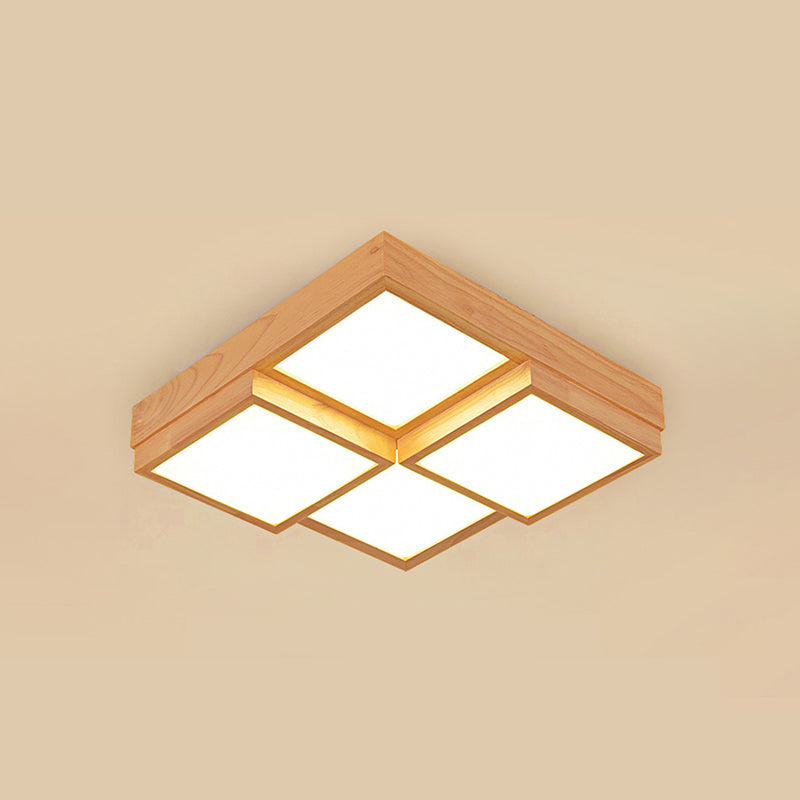 TimberLume Wood Ceiling Lamp - Elegant Multi-Light Fixture | Lersk