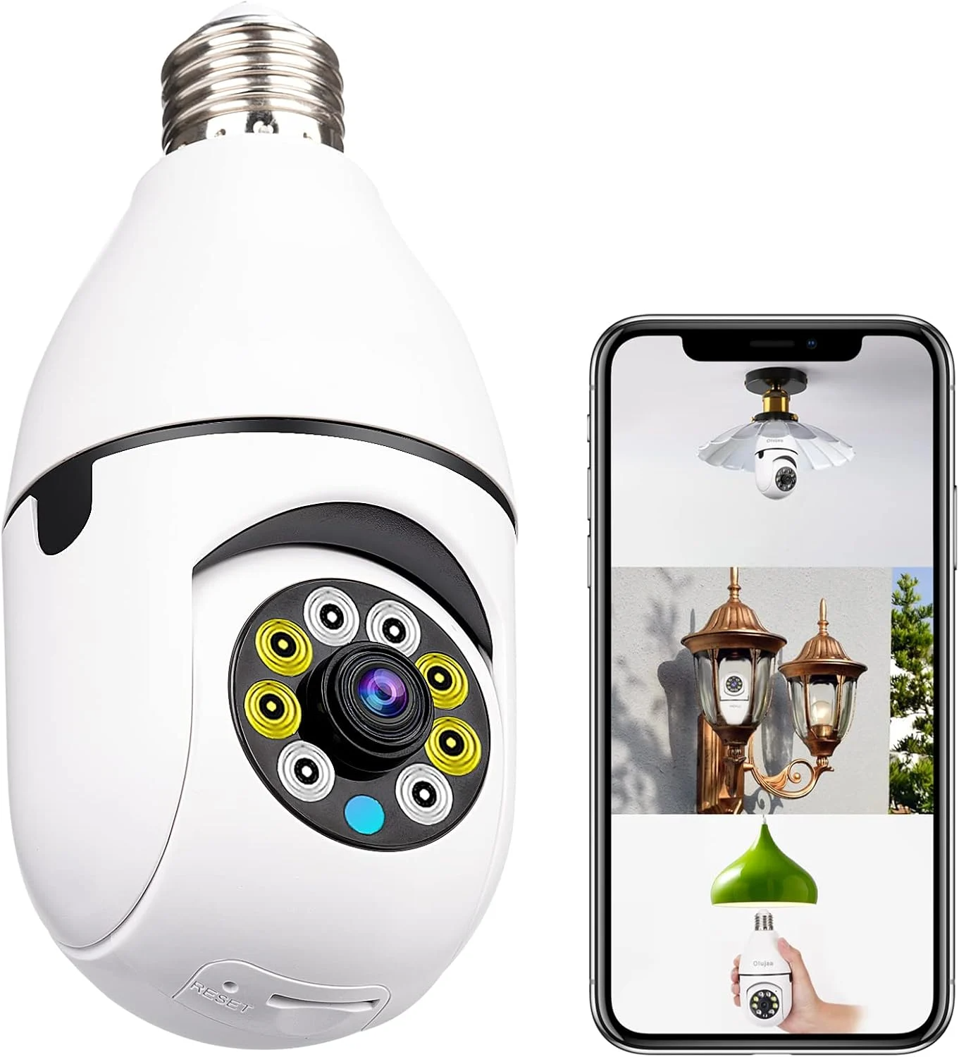 LumaGuard Outdoor WiFi Bulb Camera With Motion Detection | Lersk