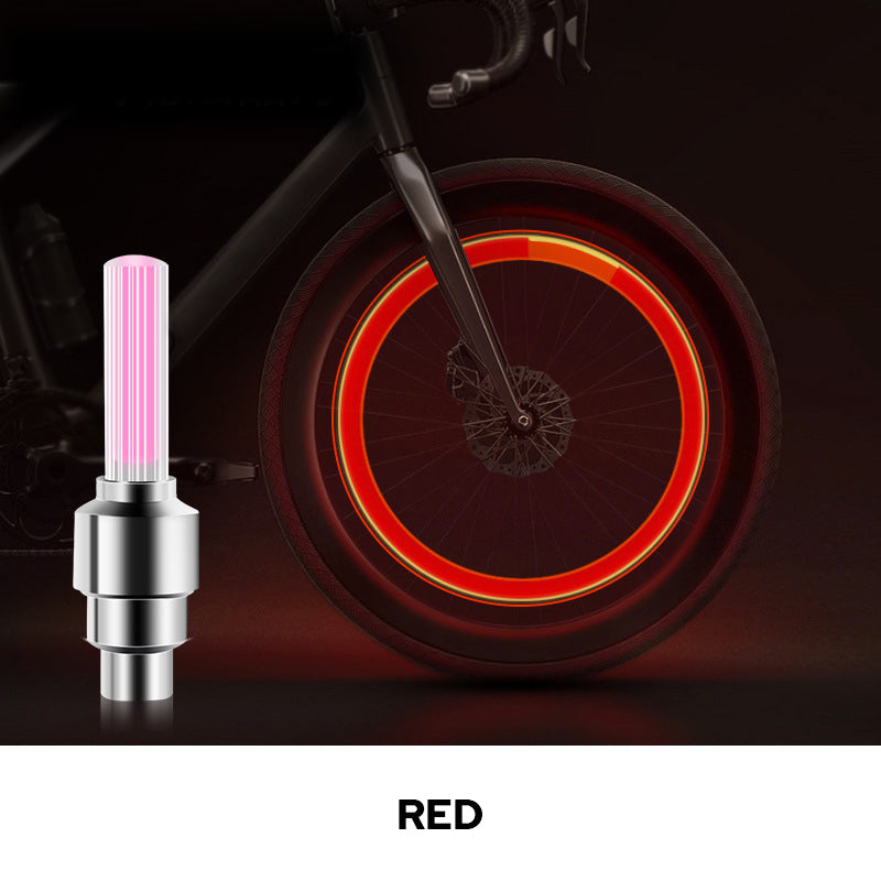Wasserdichte LED-Felgenbeleuchtung für Fahrräder, Fahrradfelgenlicht-Zubehör für Nachtfahrten | Lersk