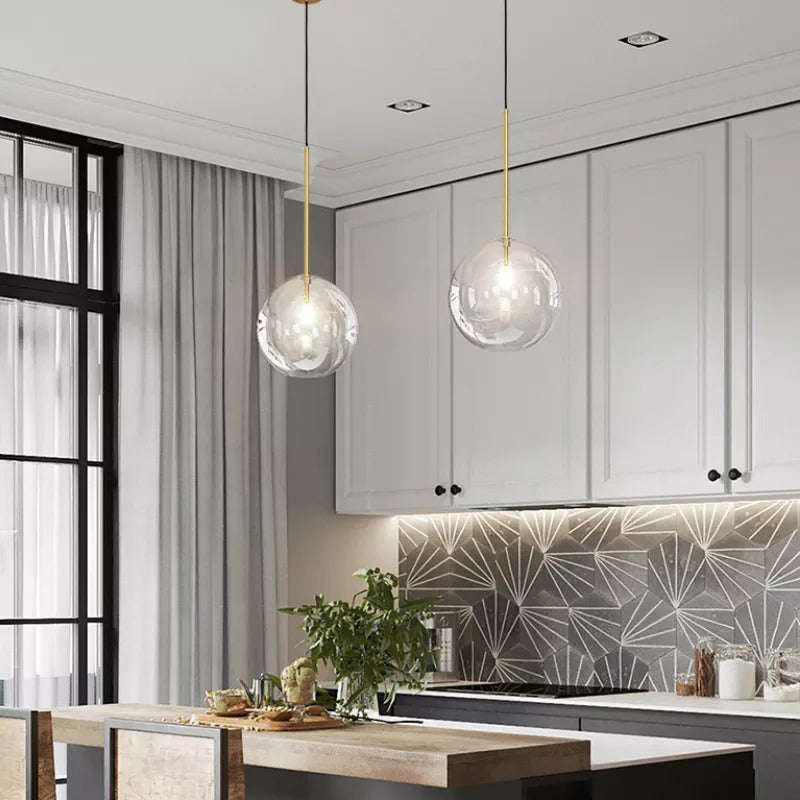 Aurelia Sphere Glass Pendant Light Medieval Inspired | Lersk