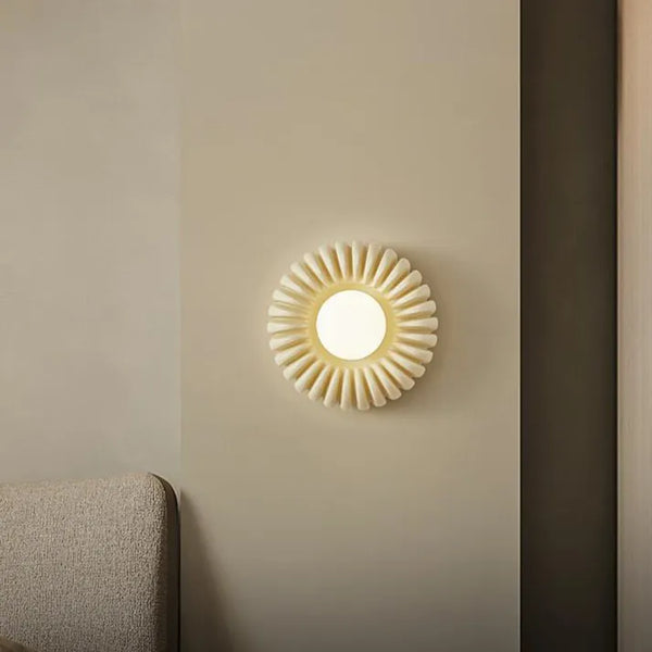 Lyria Harz-Wandlampe Modernes Ambientelicht Sanftes Leuchten | Lersk