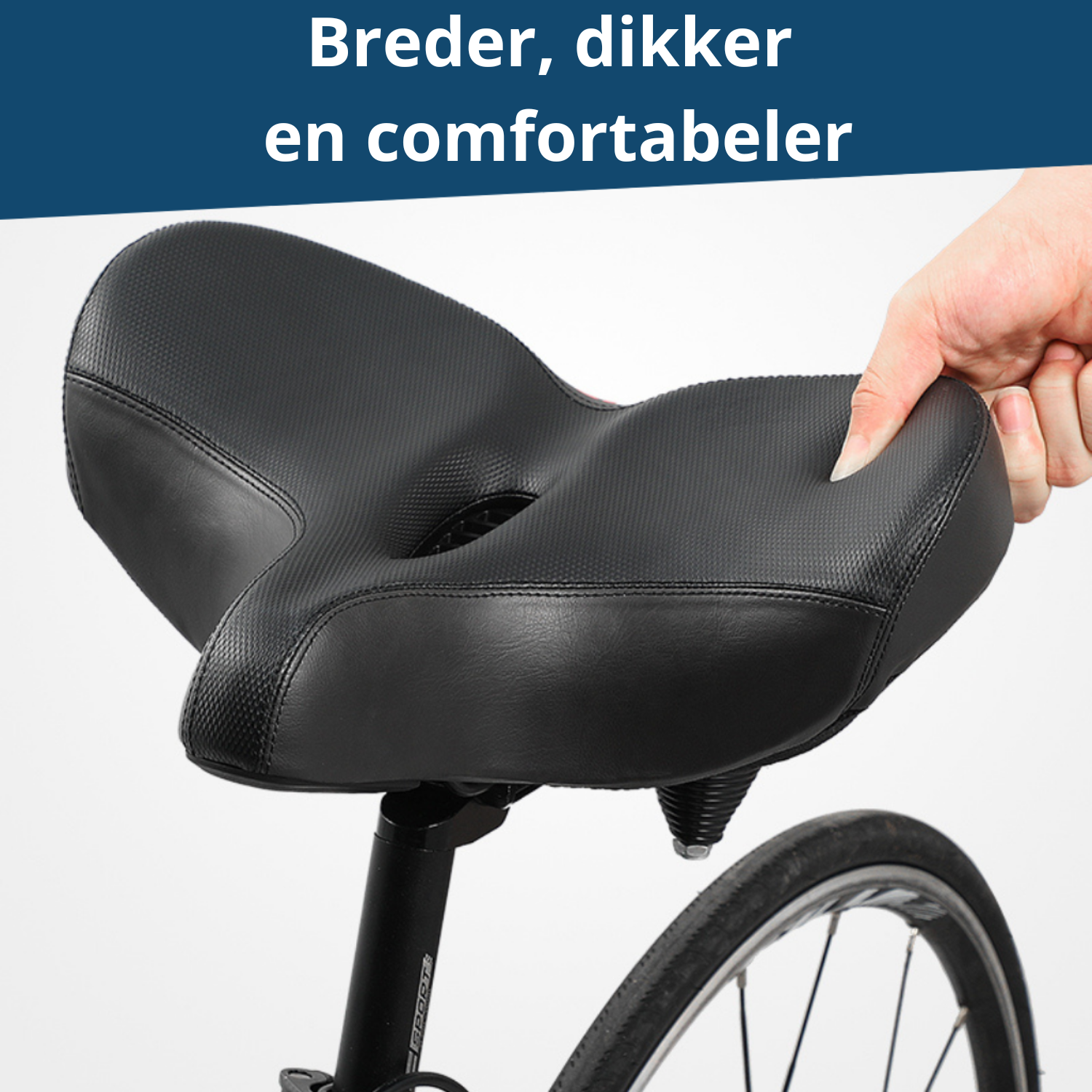 Selim de Bicicleta Orion Gel para Passeios Sem Dor com Conforto Ergonómico | Lersk