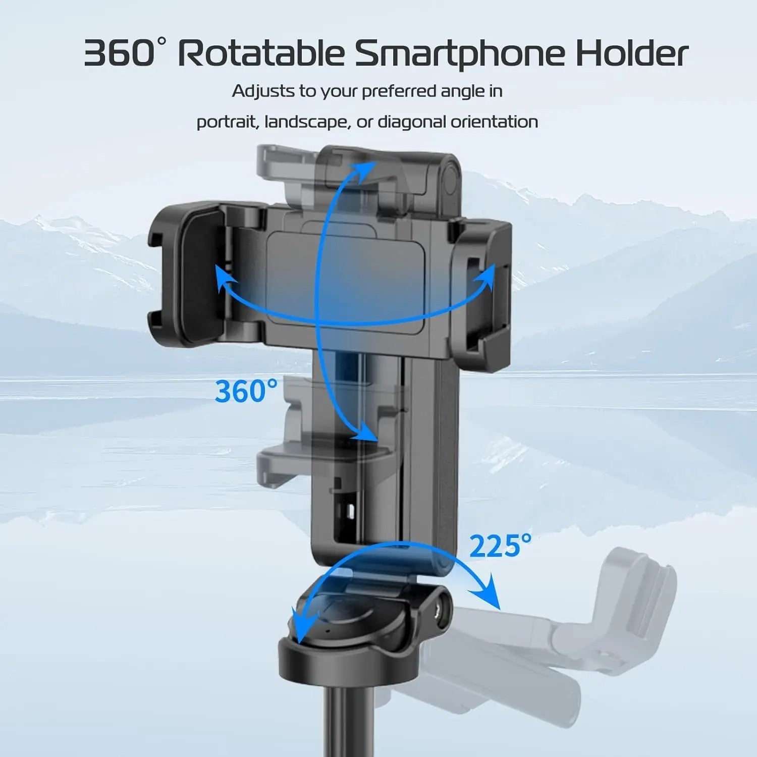LumaFlex Bluetooth Selfie Stick With 360° Rotating Holder | Lersk
