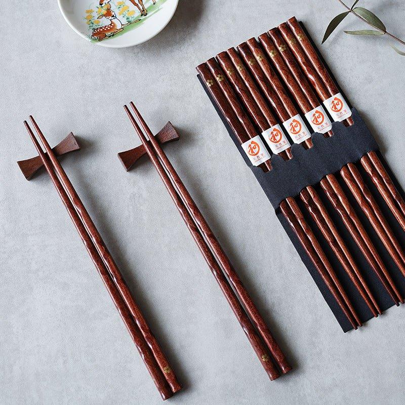 Miyabi | Sada dřevěných hůlek Golden Sakura | Lersk
