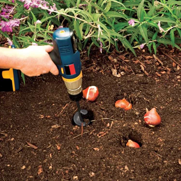 Punta da Trapano TerraPro per Giardino Pesante da 3 Pollici per Bulbi | Lersk