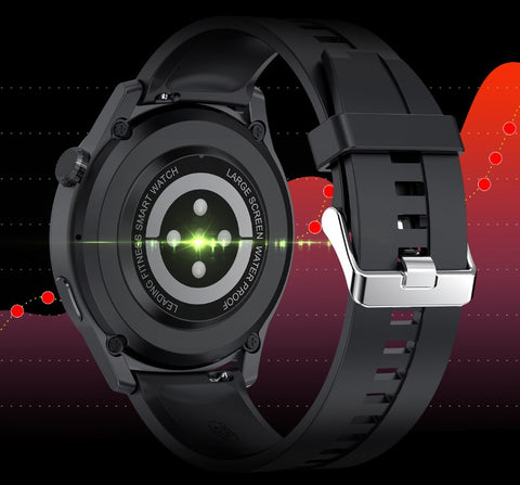 Men's Waterproof Bluetooth Smartwatch ECG Heart Rate Monitor | Lersk