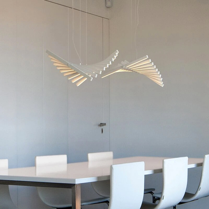 Rhythm Chandelier Rotating LED Rods for Modern Homes | Lersk