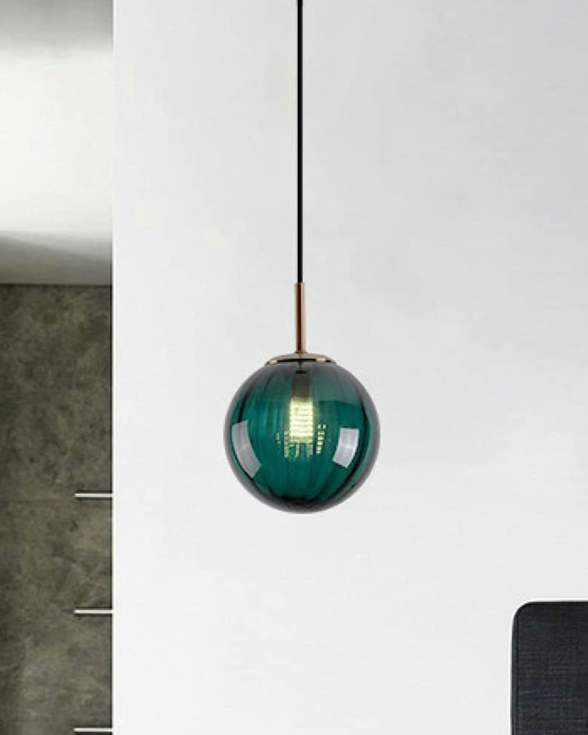 VeraLux Amber Glass Pendant Ceiling Light Vintage Warmth | Lersk