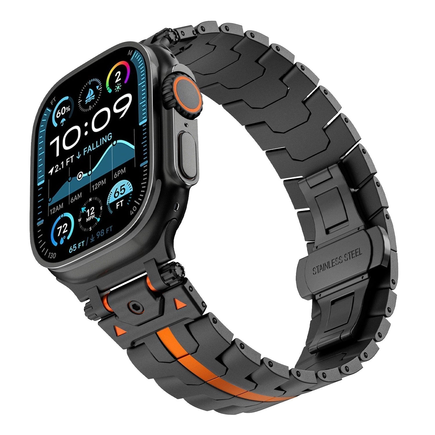 AurumForge | Metalrem Kompatibel Med Apple Watch | Lersk