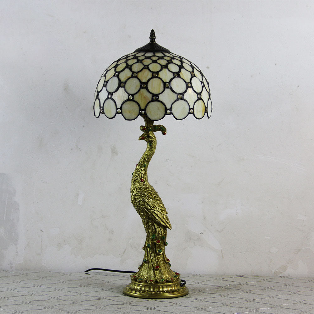 Aurena Tiffany-Style Table Lamp With Colorful Dome Shade | Lersk