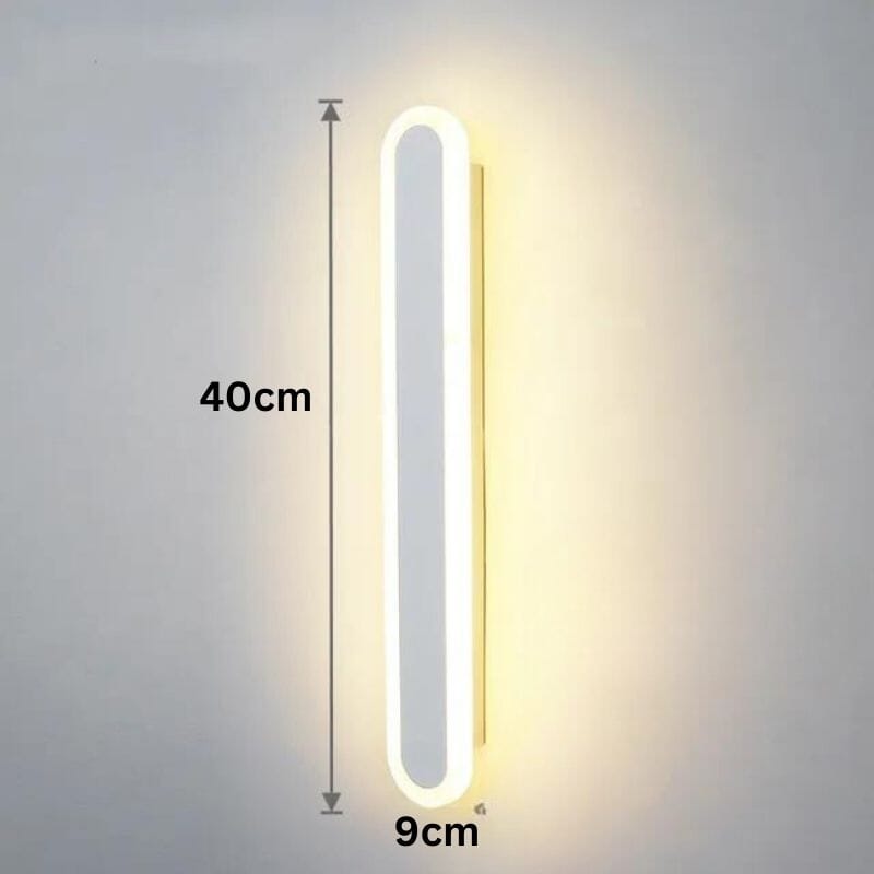 Ravelle Black Outdoor LED Wall Strip Light | Lersk