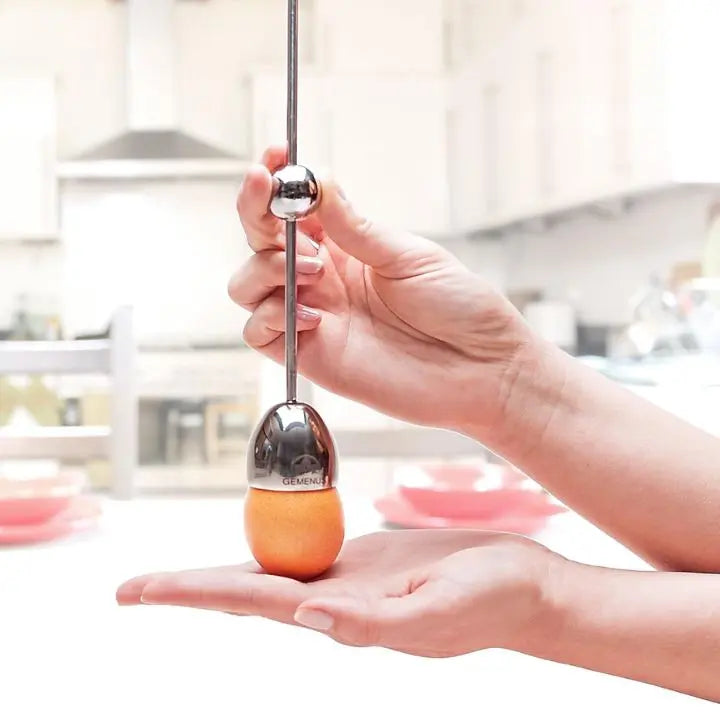 Stainless Steel Egg Opener With Precise Opening And Tapping Effect For Easy Kitchen Use | Lersk