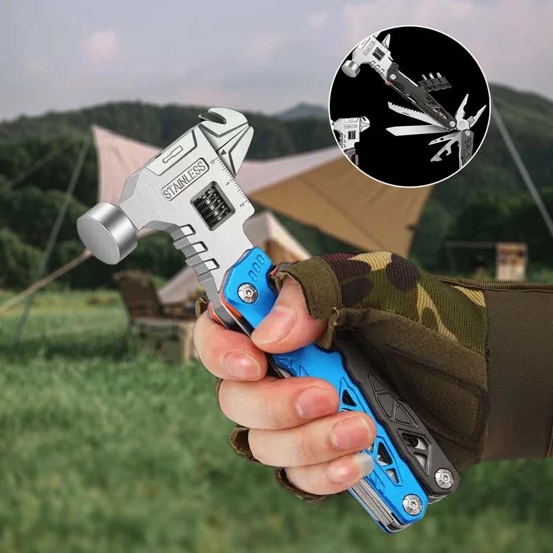 Multifunctional Stainless Steel Folding Body Ball Hammer For Daily Tasks And Adventures | Lersk