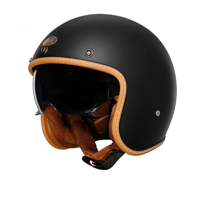 JetLite Retro otevřená přilba Featherlight Komfort schválená DOT ECE pro jezdce | Lersk