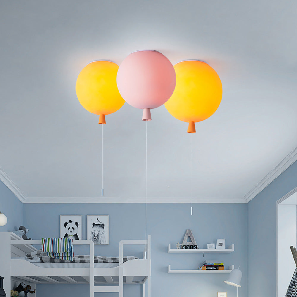 LumiBall Balloon LED Ceiling Light for Kids' Playroom | Lersk