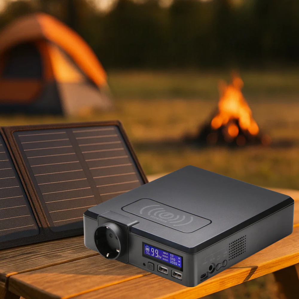 RoamVolt 200W Solar Power Bank For Camping And Emergencies | Lersk