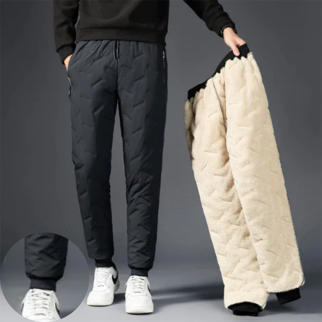 Pantaloni Termici Impermeabili Unisex per Avventurieri Outdoor con Fodera Calda