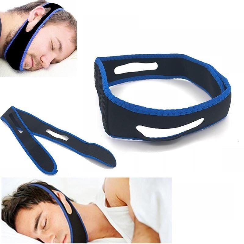 SomniBand Neoprene Chin Strap Belt For Snoring And Sleep Apnea, Black | Lersk