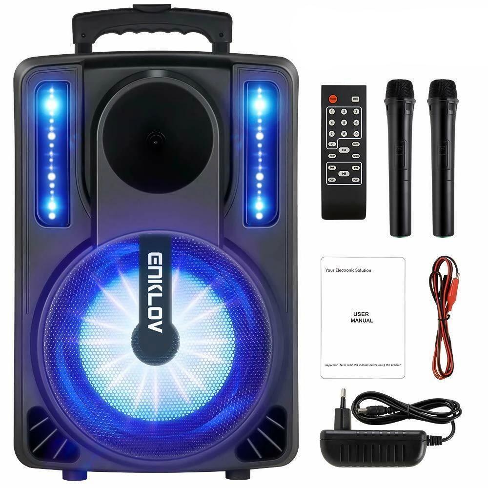 Przenośny system karaoke VibeMax z kółkami i Bluetooth | Lersk