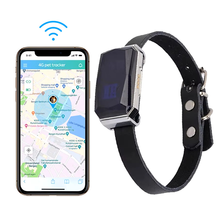 GPS Pet Tracker Collar for Dogs Easy Setup and Secure Fit | Lersk