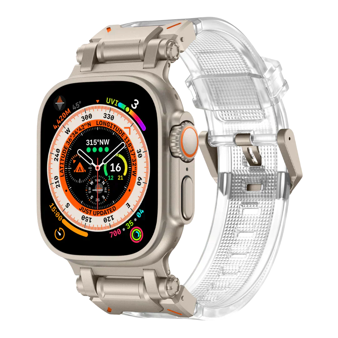 Meron Titanium-Head Silicone Band for Apple Watch | Lersk