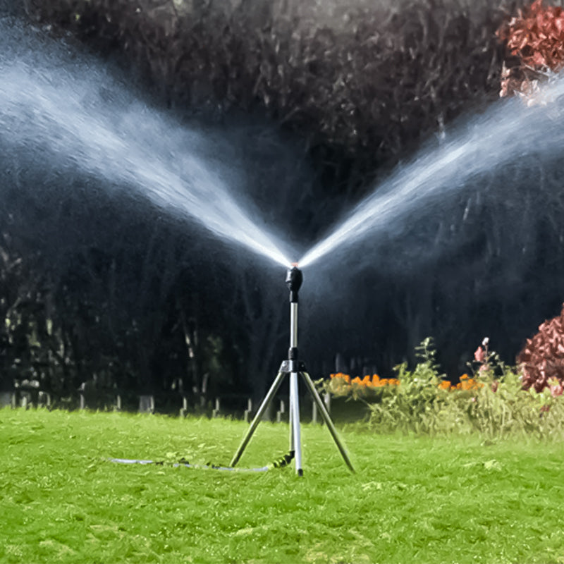 Drehbarer Dreibein-Rasensprenger für Gartenbewässerung und Außenbereich, einfach zu positionieren | Lersk