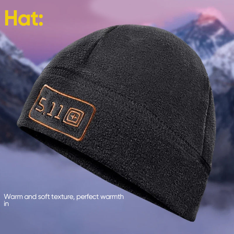 Polar-Fleece-Balaclava mit Kapuze und Gesichtsmaske für Winterbedingungen und kaltes Wetter im Freien | Lersk