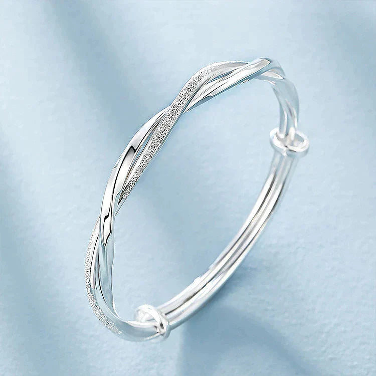 Elara Geflochtenes Armband aus Sterlingsilber für Damen Zeitloser Schmuck | Lersk