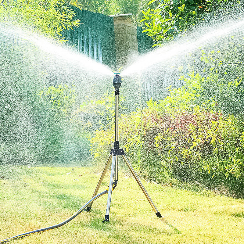 Drehbarer Dreibein-Rasensprenger für Gartenbewässerung und Außenbereich, einfach zu positionieren | Lersk