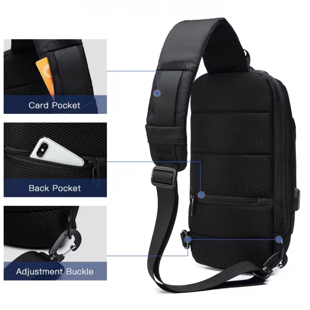 Cortina | Anti-Theft Crossbody Bag With USB Charging — Secure, Stylish and Practical | Lersk