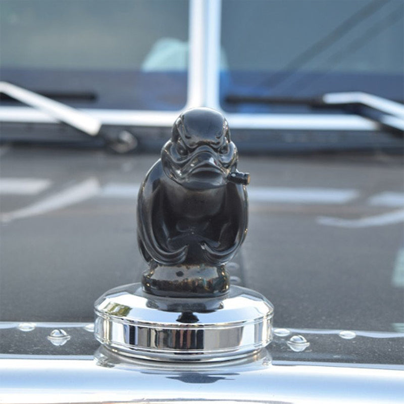 Vred Gummidukke Hjelm Ornament Kølergitter Emblem Replika Til Køretøjer Inspireret Af Convoy Og Death Proof Ikon | Lersk