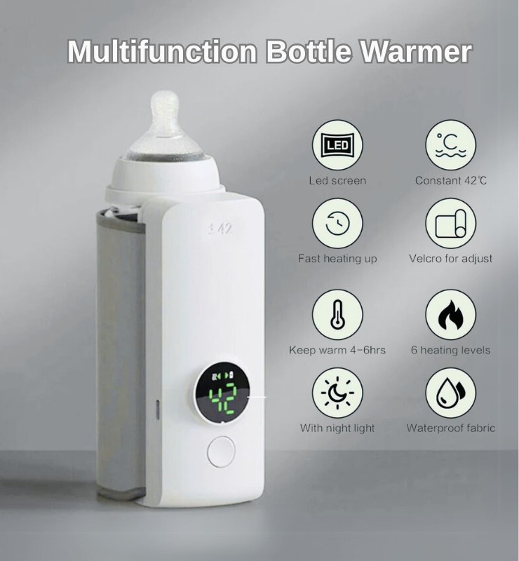 Portable Bottle Warmer For Busy Parents Fast Heating | Lersk