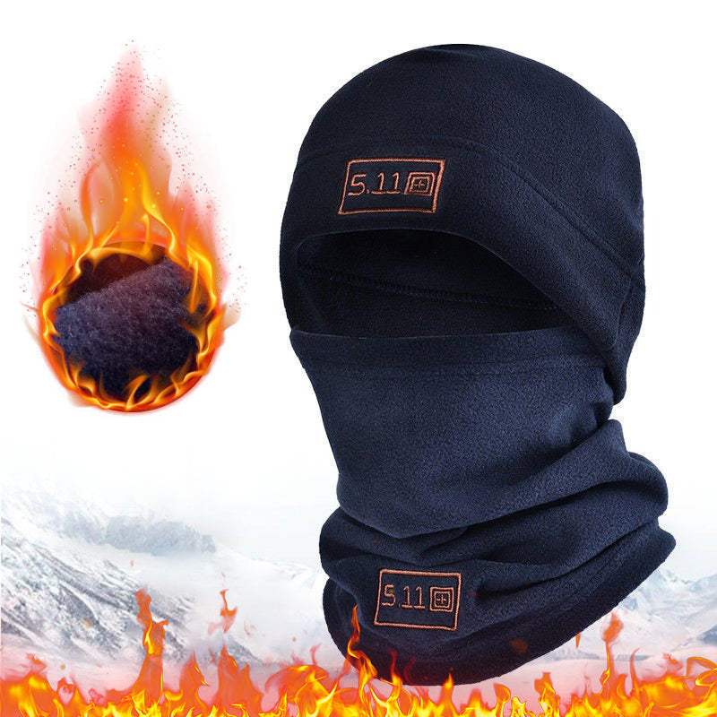 Polar-Fleece-Balaclava mit Kapuze und Gesichtsmaske für Winterbedingungen und kaltes Wetter im Freien | Lersk