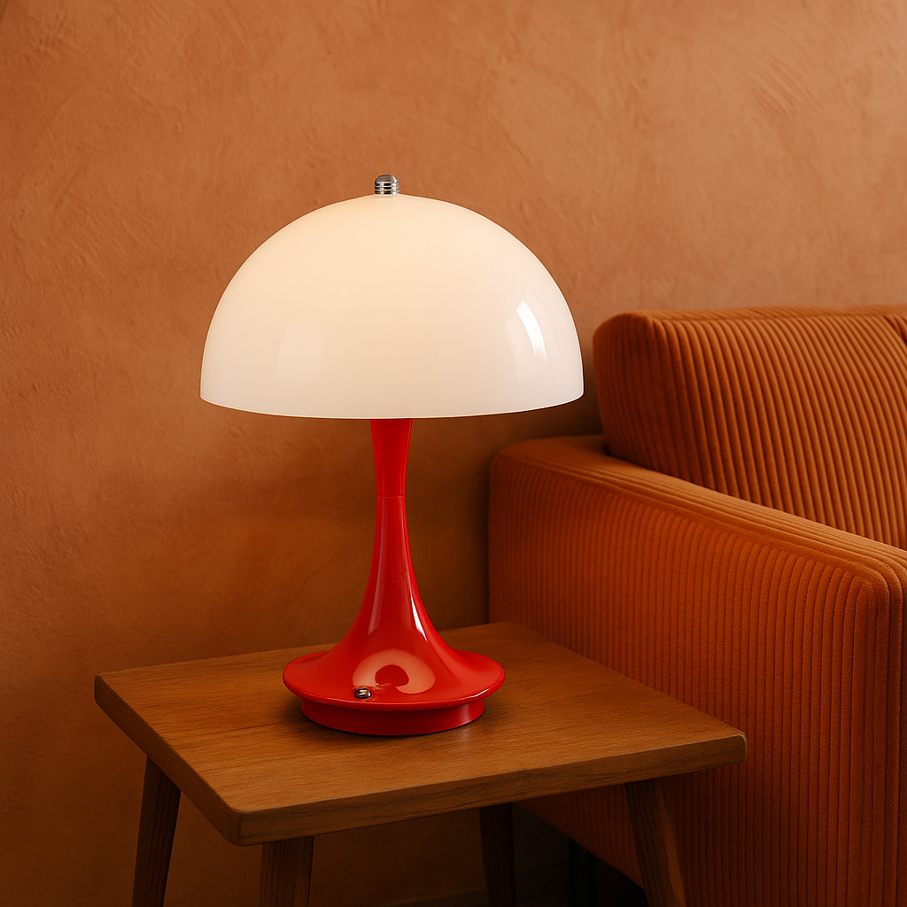 Mushroom Table Lamp With Soft Warm Ambient Lighting For Cosy Spaces | Lersk