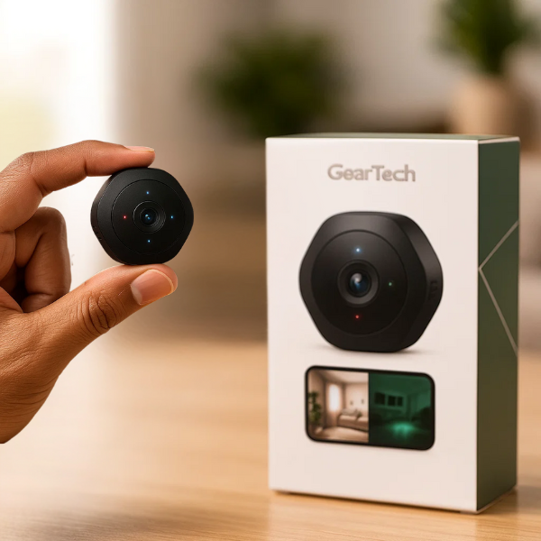 Nexara Mini WiFi Sikkerhedskamera 1080P HD Natvision 30 Fod Tovejskommunikation | Lersk