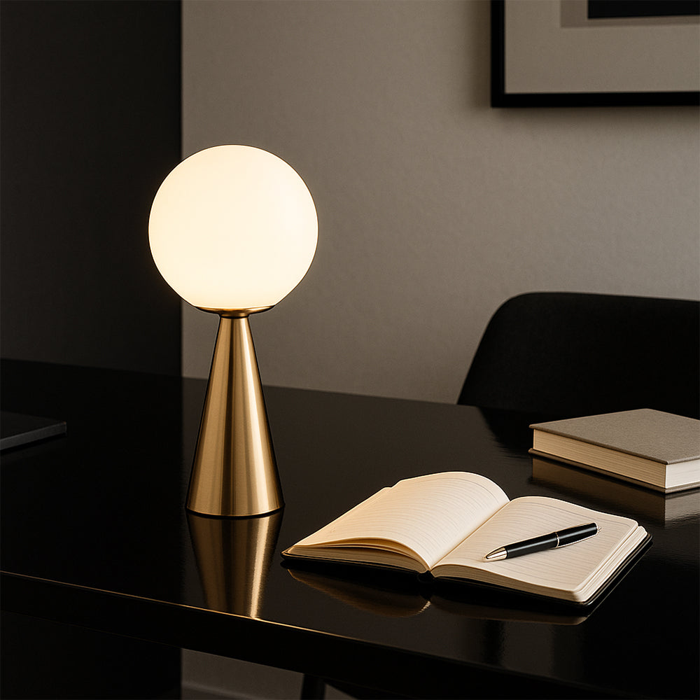 LumaGlow Table Lamp With Modern Bright Energy Efficient LED Lighting | Lersk