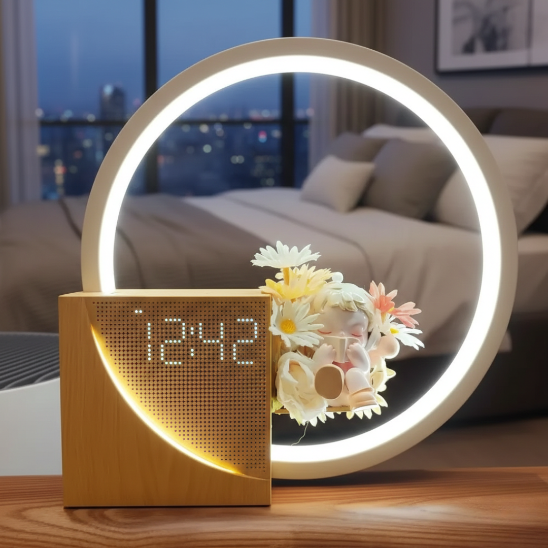 Touch-Nachttischlampe mit Weißem Rauschen zum Schlafen im Schlafzimmer | Lersk