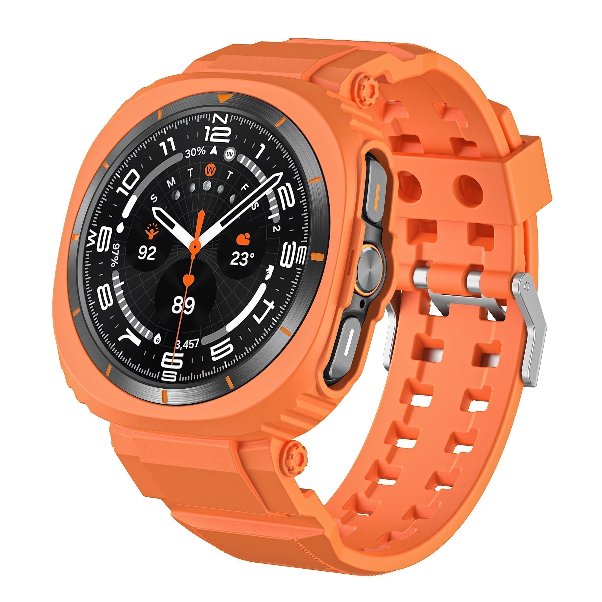 FlexTone sportovní TPU řemínek a pouzdro pro Samsung Galaxy Watch Ultra 47mm | Lersk