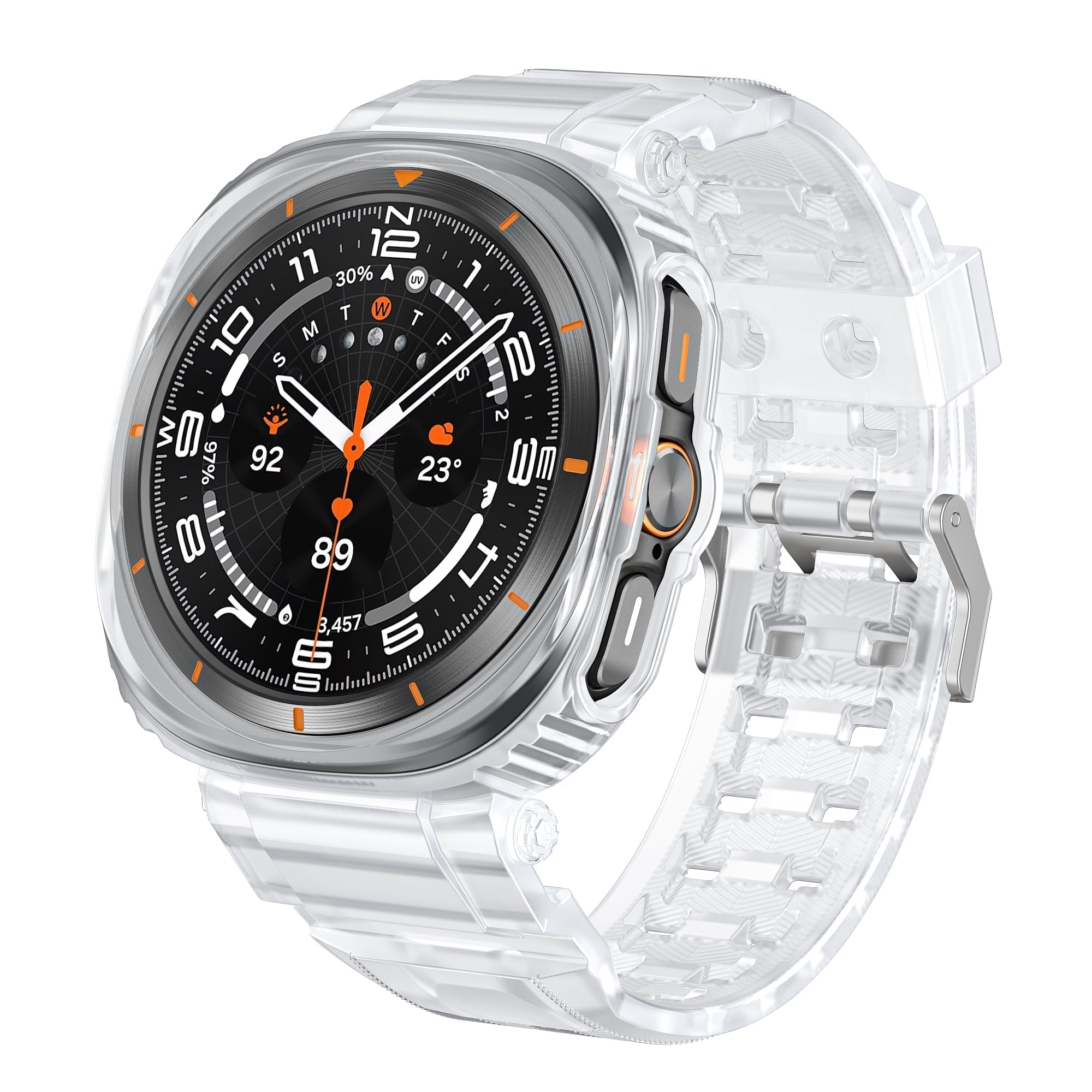 FlexTone sportovní TPU řemínek a pouzdro pro Samsung Galaxy Watch Ultra 47mm | Lersk