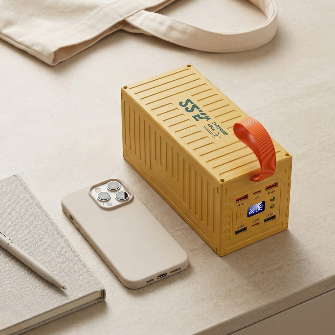 Powerbank mit digitaler Anzeige | Lersk
