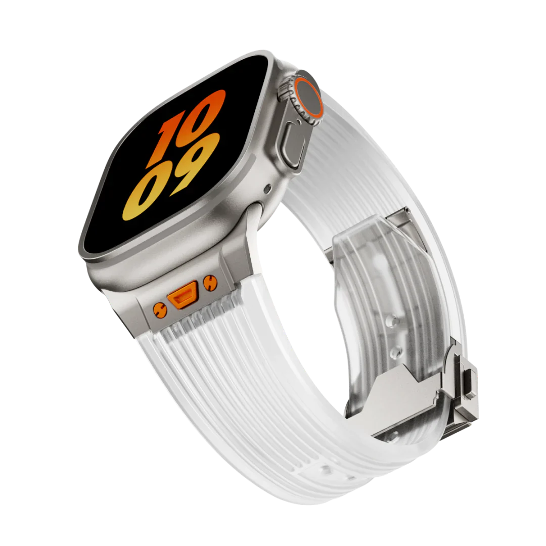 Avenza | Clear Silicone Band For Apple Watch | Lersk