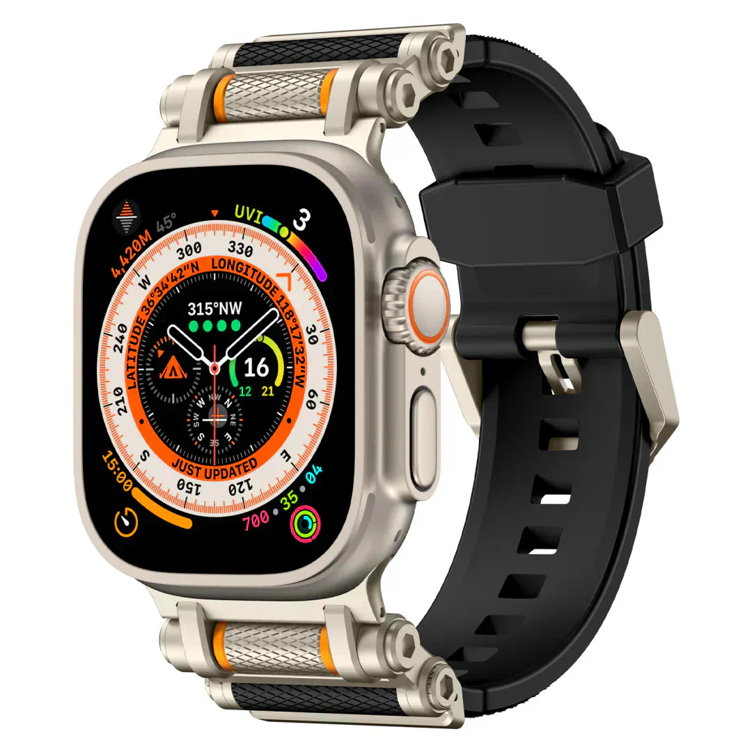 Kestrel | Taktisk roterende silikonerem til Apple Watch | Lersk