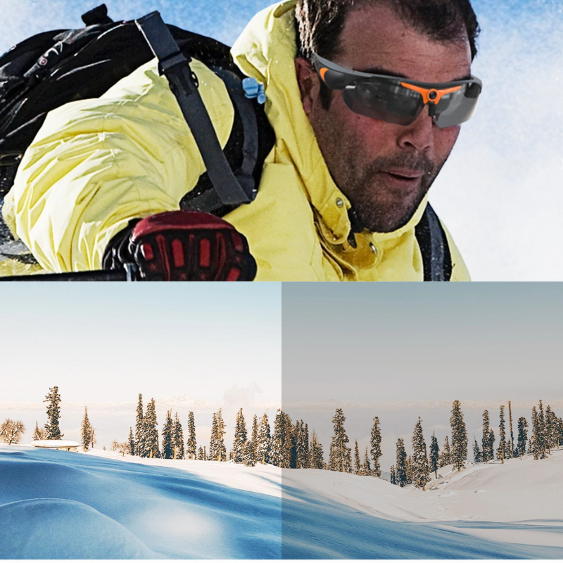 AeroView Polarized Sunglasses With 1080P Camera For Outdoors | Lersk