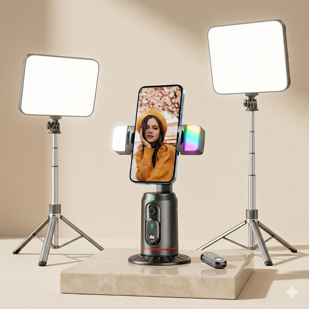 Intelligenter Gimbal-Stabilisator für stabile Selfies | Lersk